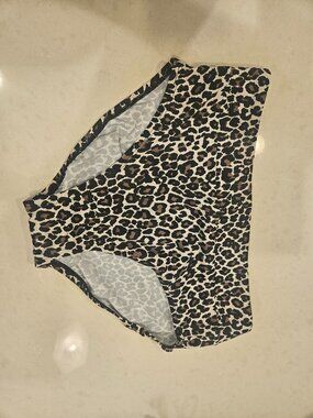 NWT Lands' End Mid Rise Bikini Bottom -Size 10